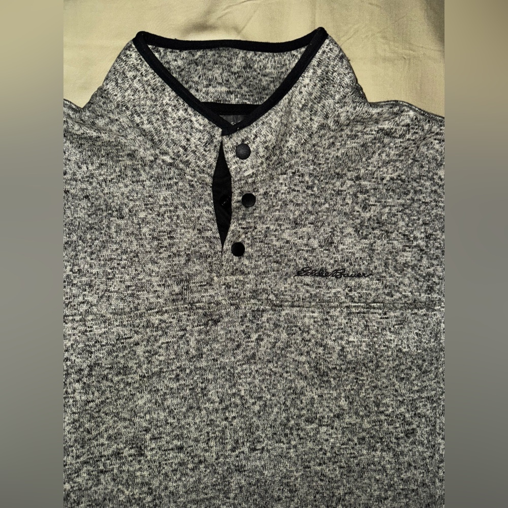Eddie Bauer Men’s Radiator Fleece Snap-Neck Pullover - XL